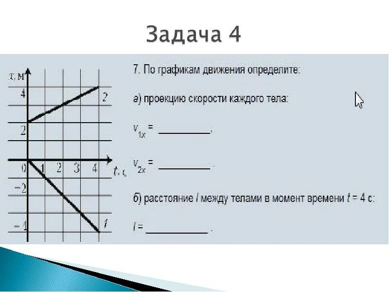 Как найти проекцию скорости движения по графику. Как найти проекцию скорости движения по графику