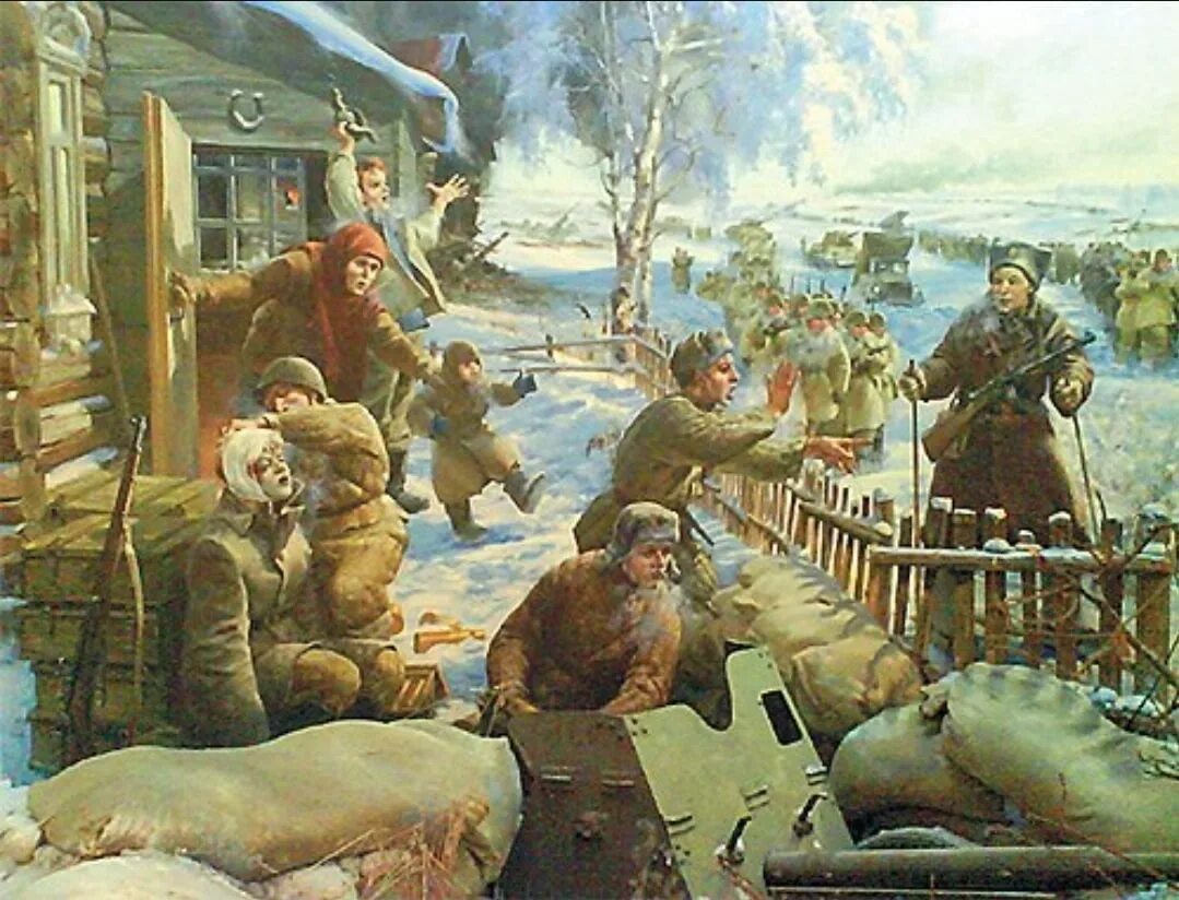 Контрнаступление 6 декабря 1941 г. Корнеев диорама блокада Ленинграда. Диорама блокада Ленинграда Корнеев е.а.