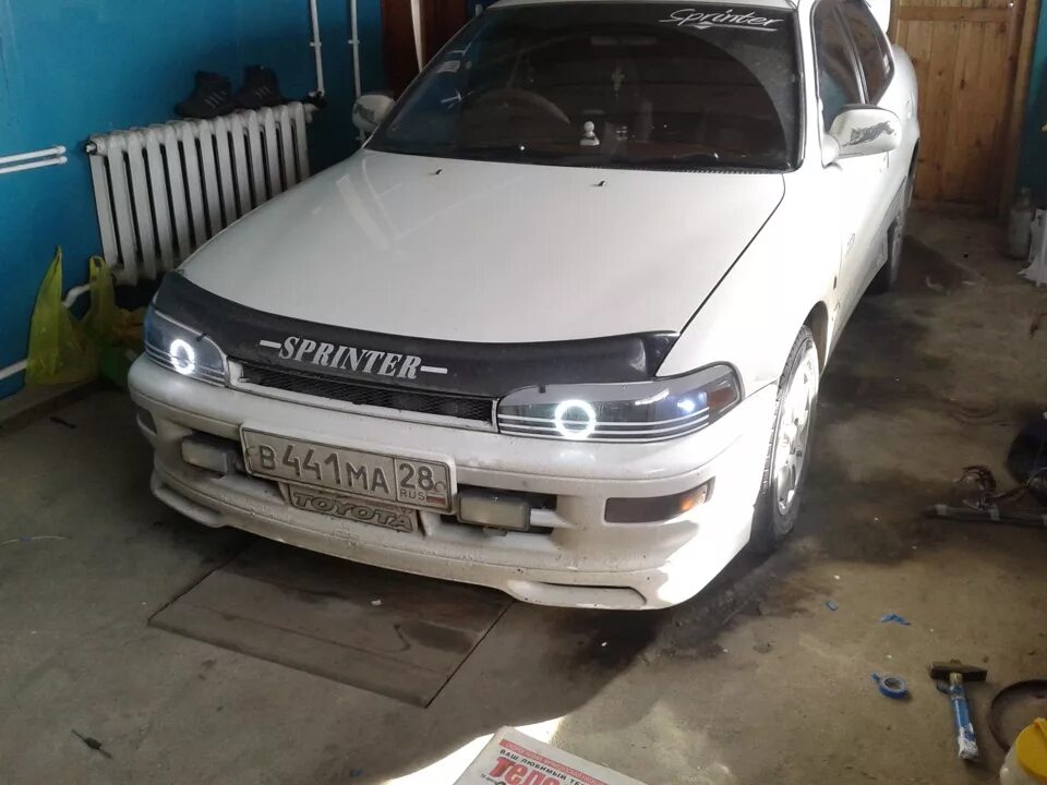 Авито тойота спринтер. Toyota Sprinter ae100. Тойота Спринтер 100. Обвес Toyota Sprinter ae100. Тойота Спринтер 100 обвес.