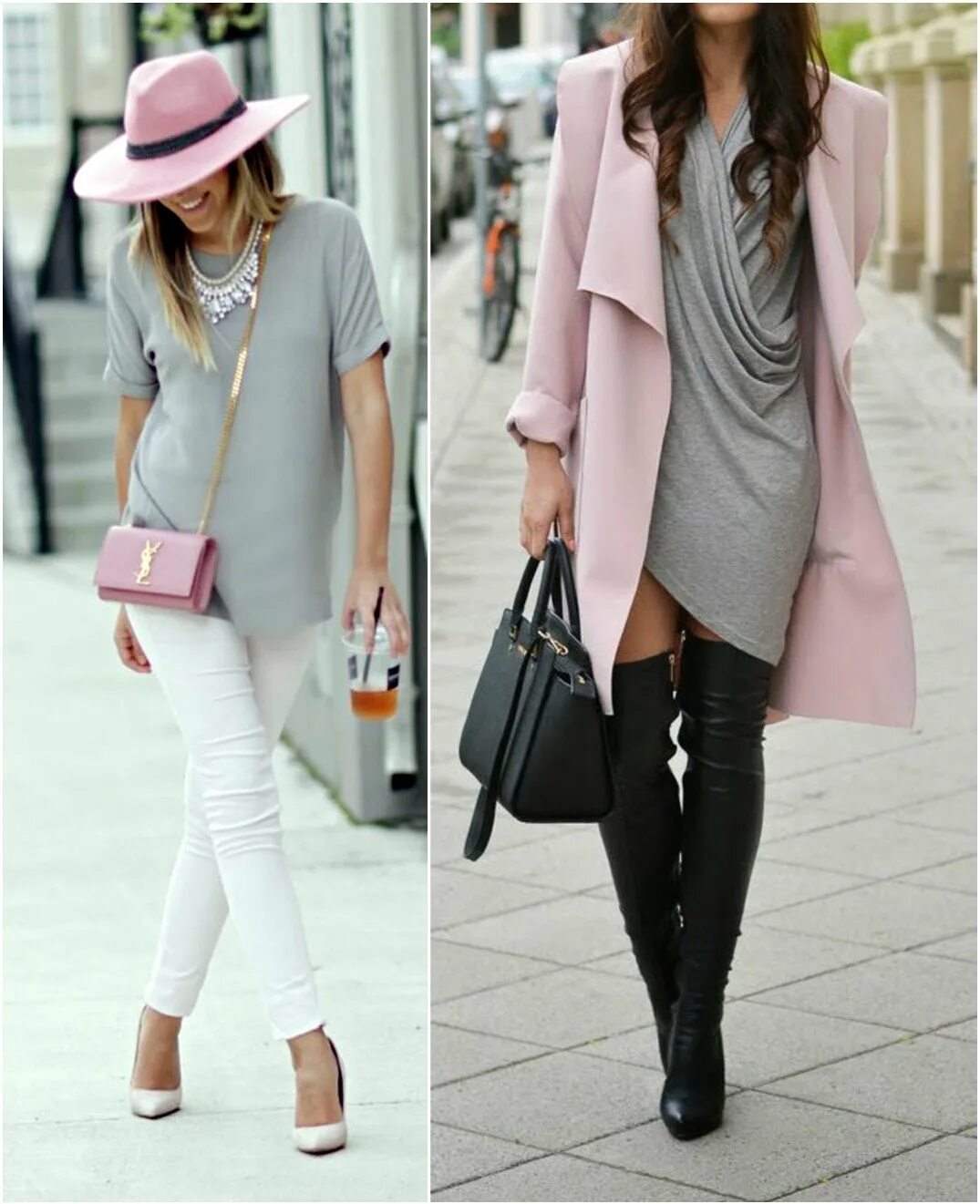 Серый с розовым в одежде. Сочетание розового и серого. Сочетание серого цвета с розовым в одежде. Серо розовая гамма в одежде.