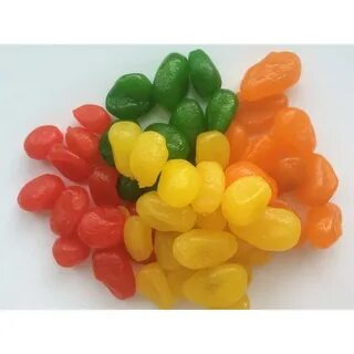 Красные зеленые желтые едой