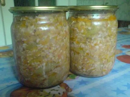 Салат с гречкой на зиму с овощами
