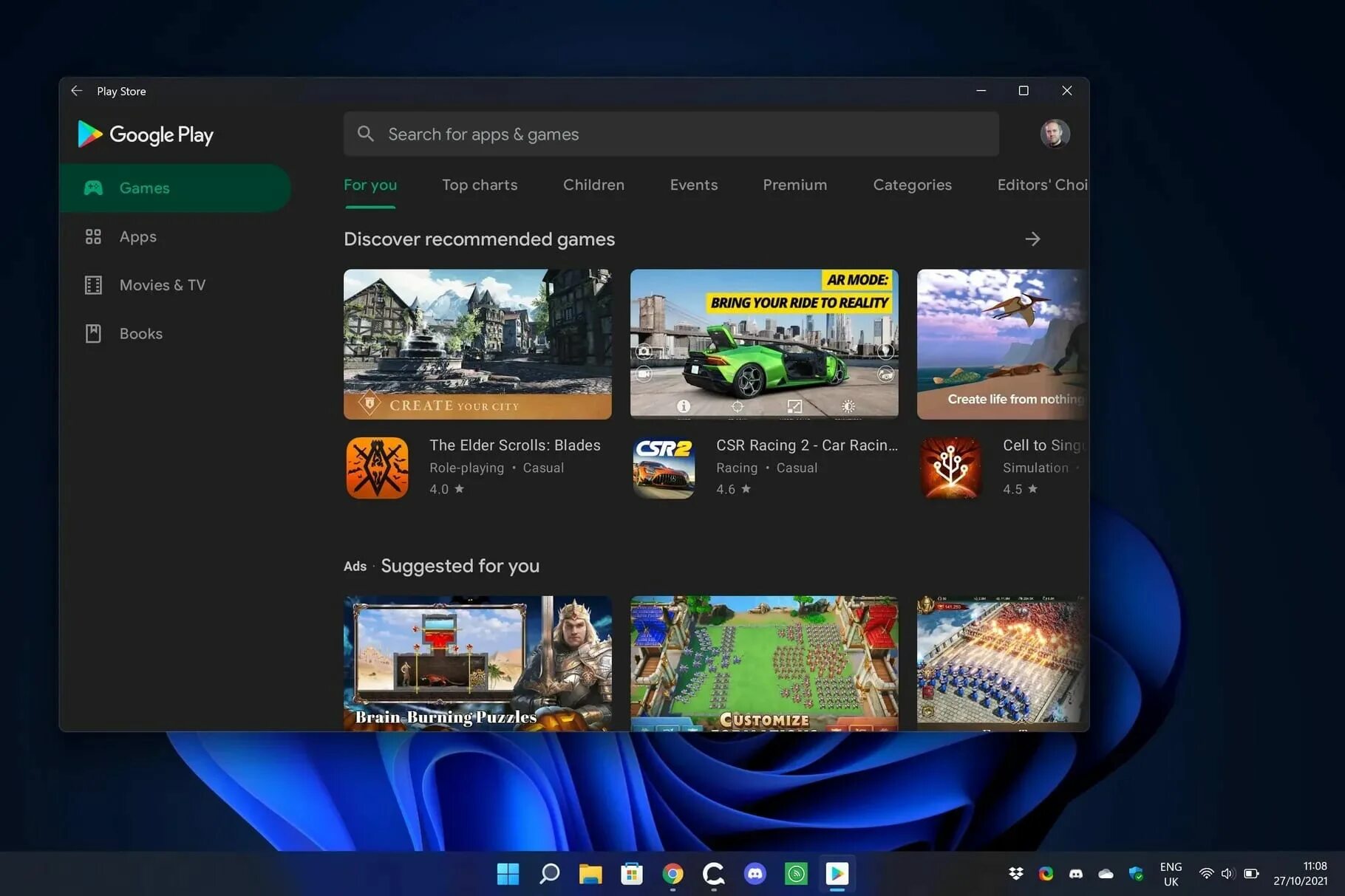 Установить google store. Как установить гугл плей на виндовс 10?. обои windows 11. google play in windows 11. виндовс 11 обзор.