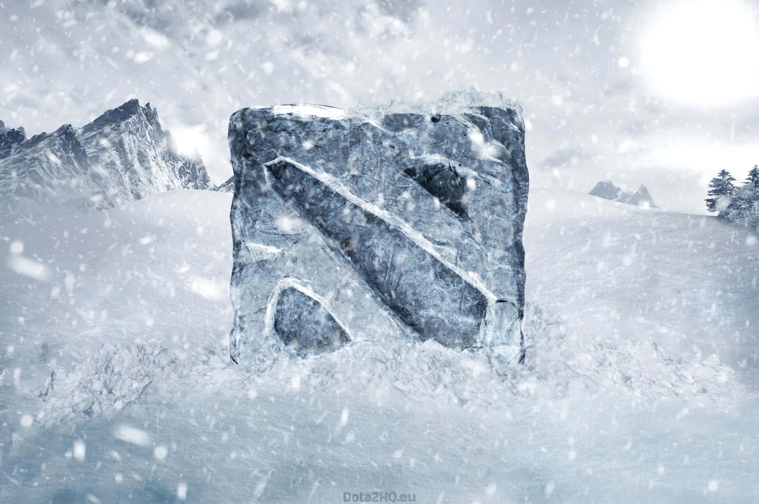 Dota 2 Ice. Snow Dota 2. Зимняя дота 2. Картинки на рабочий стол лед. Back ice