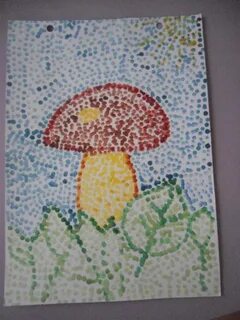 Рисуем ватными палочками 2 класс