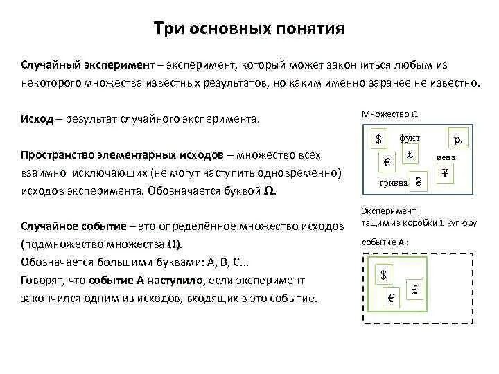 Случайный опыт и случайное событие. Примеры случайных экспериментов. Случайный опыт (эксперимент) и случайные события.. Случайный эксперимент теория вероятности.