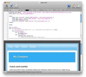 Setup html