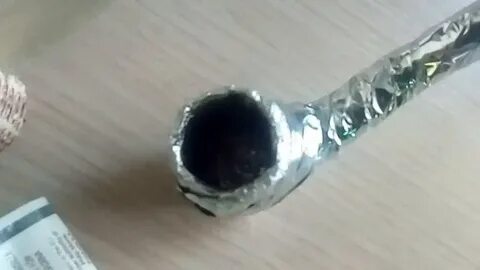 Трубочка из фольги