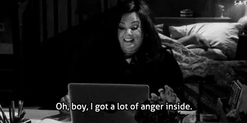Anger inside me when