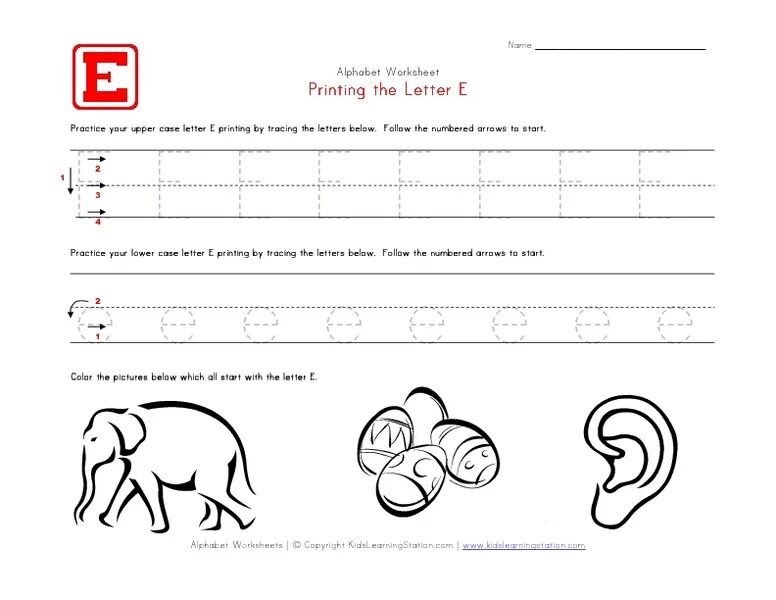 E writing