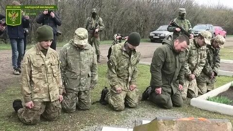 Украинские пленные видео