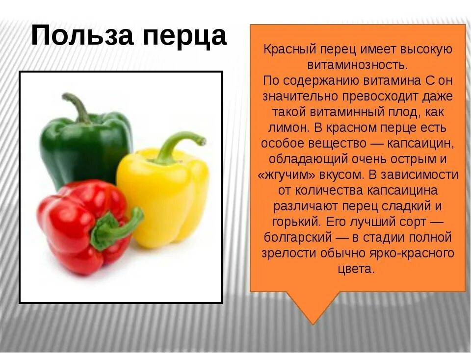 Чем полезен сладкий перец. Полезные вещества в сладком перце. Информация о сладком перце. Витамины в сладком перце болгарском.