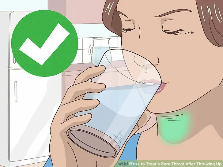 Пью воду и тошнит. После рвоты болит горло. Пить воду при рвоте. При тошноте пить воду.