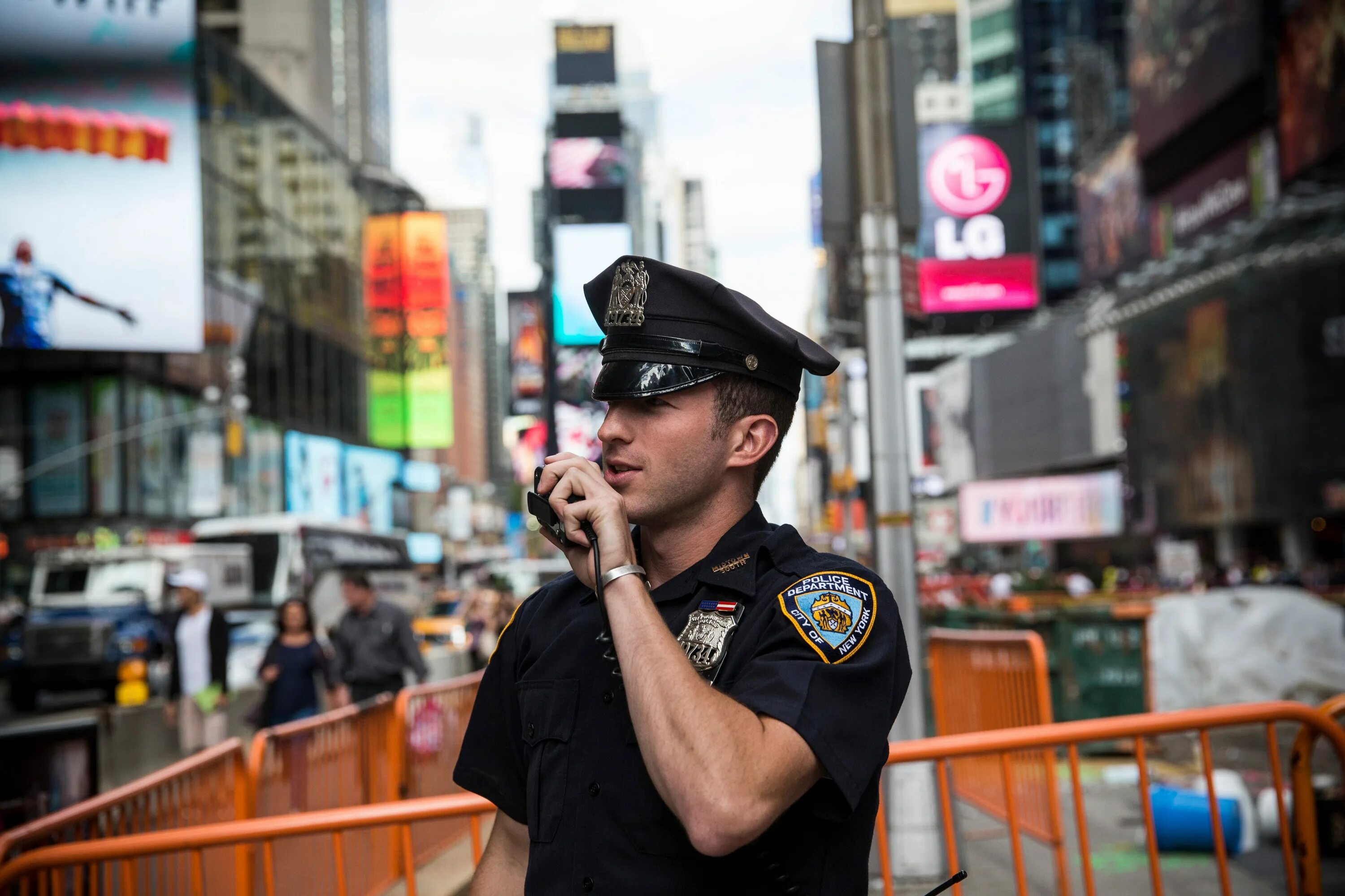 Policeman work