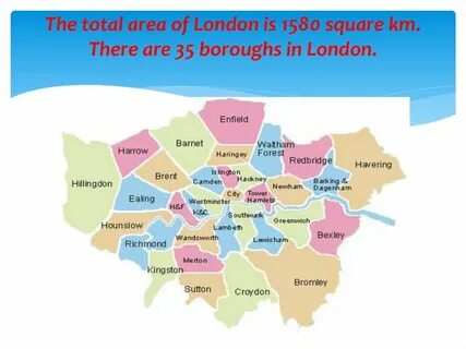 Its total area is about