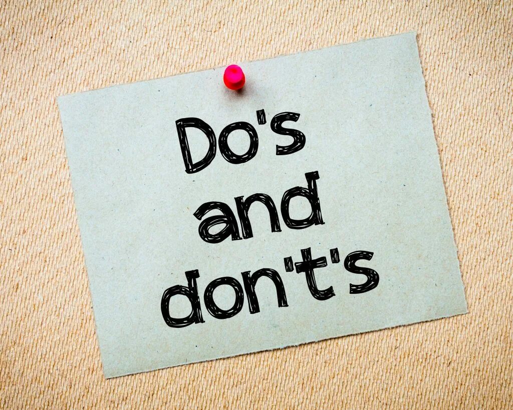 Dos and donts. Dos and don&#039;ts. does and donts. did didn&#039;t. dont.