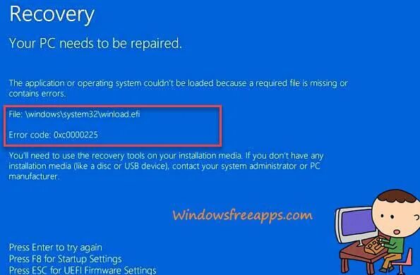 Firmware error