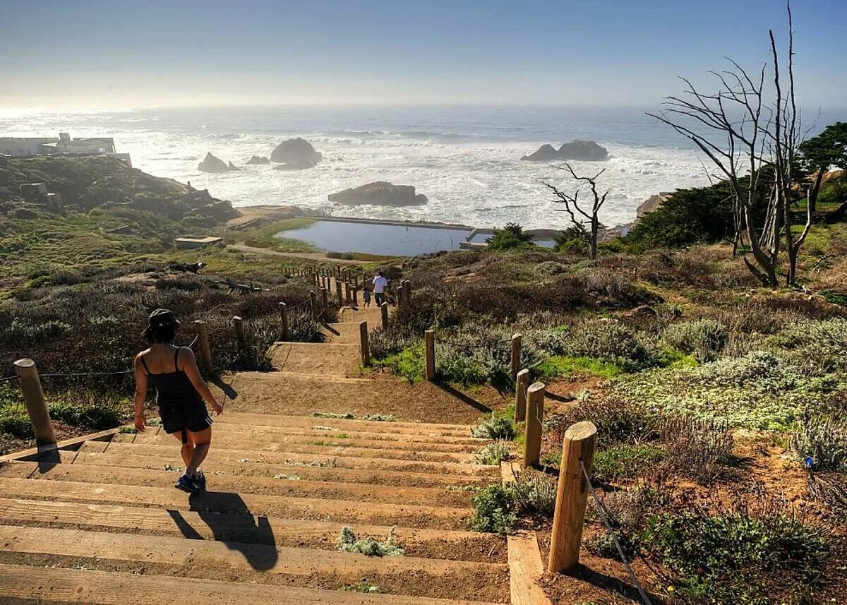 «Край земли» (Lands end). Сан Франциско. Лэндс энд Сан Франциско. (Lands end Сан Франциско. Путешествия города.