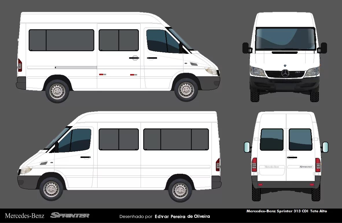 Как сделать спринтер. Mercedes-Benz Sprinter 311 габариты. Mercedes-Benz Sprinter 313 габариты. Mercedes Sprinter 311 габариты. Mercedes-Benz Sprinter 311 чертеж.