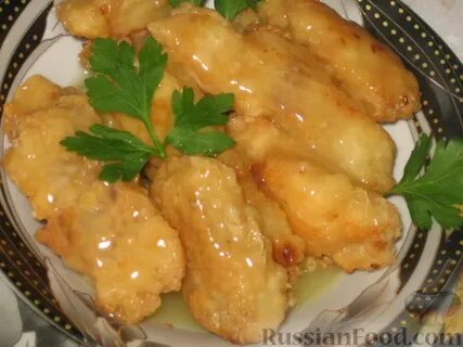 Блюда из рыбы кусочками