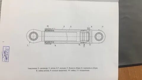 Крепление штоков