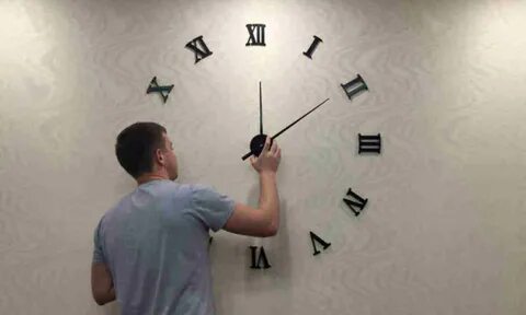 Установить огромные часы