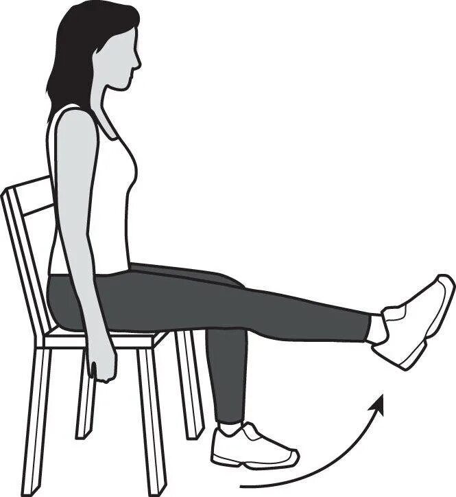 Подъем раз. Упражнения для ног сидя на стуле. Поднятие ног сидя. Упражнение: поднятие ног сидя.. Упражнения на разгибание колена.