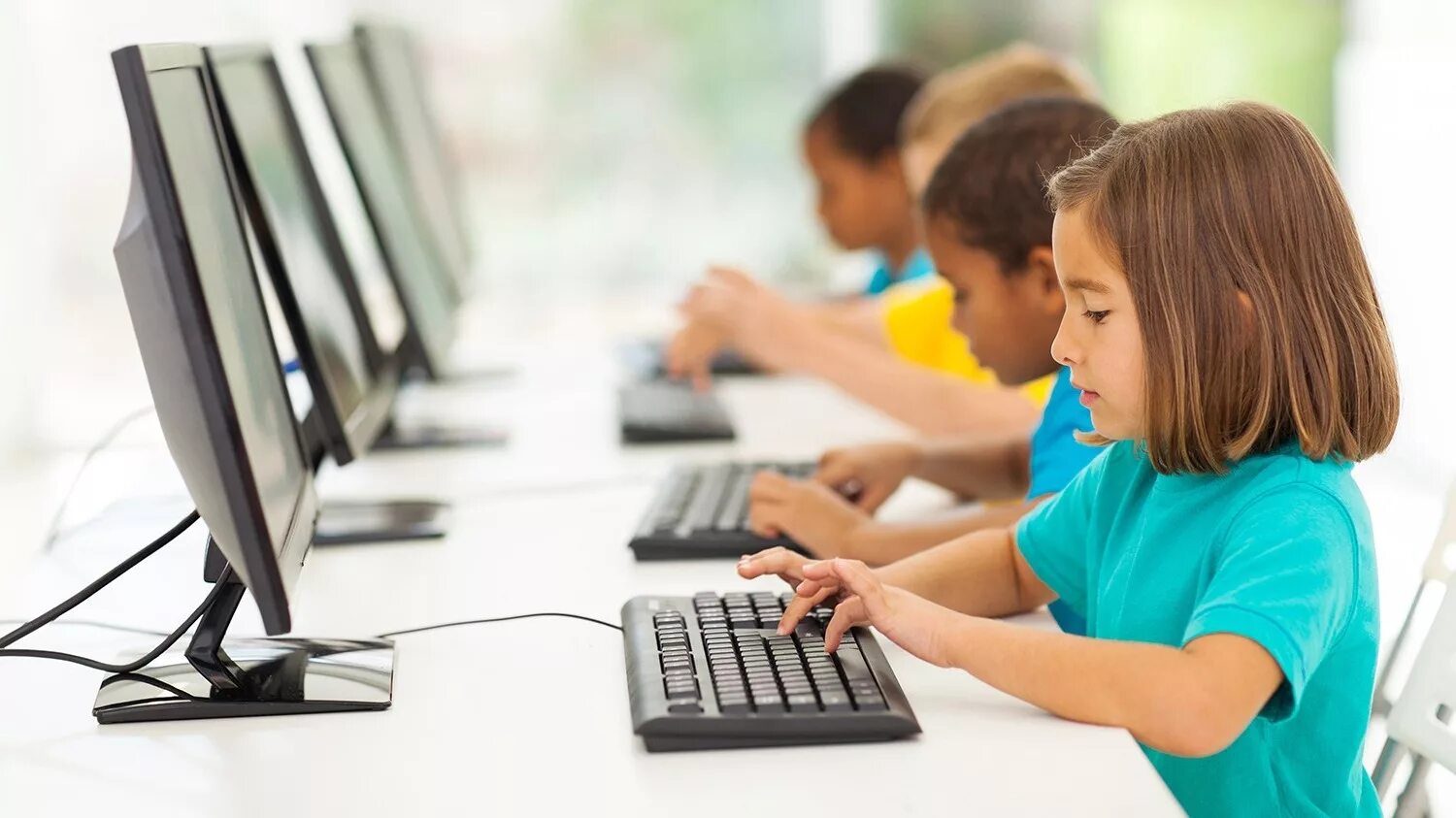 They are using the computer