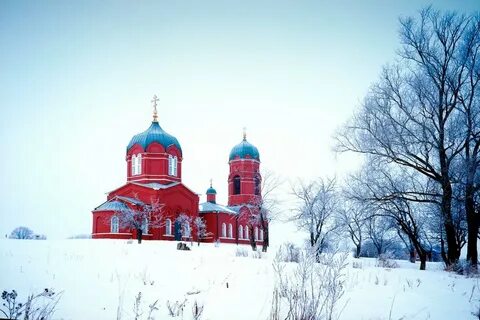 Тульская область зима