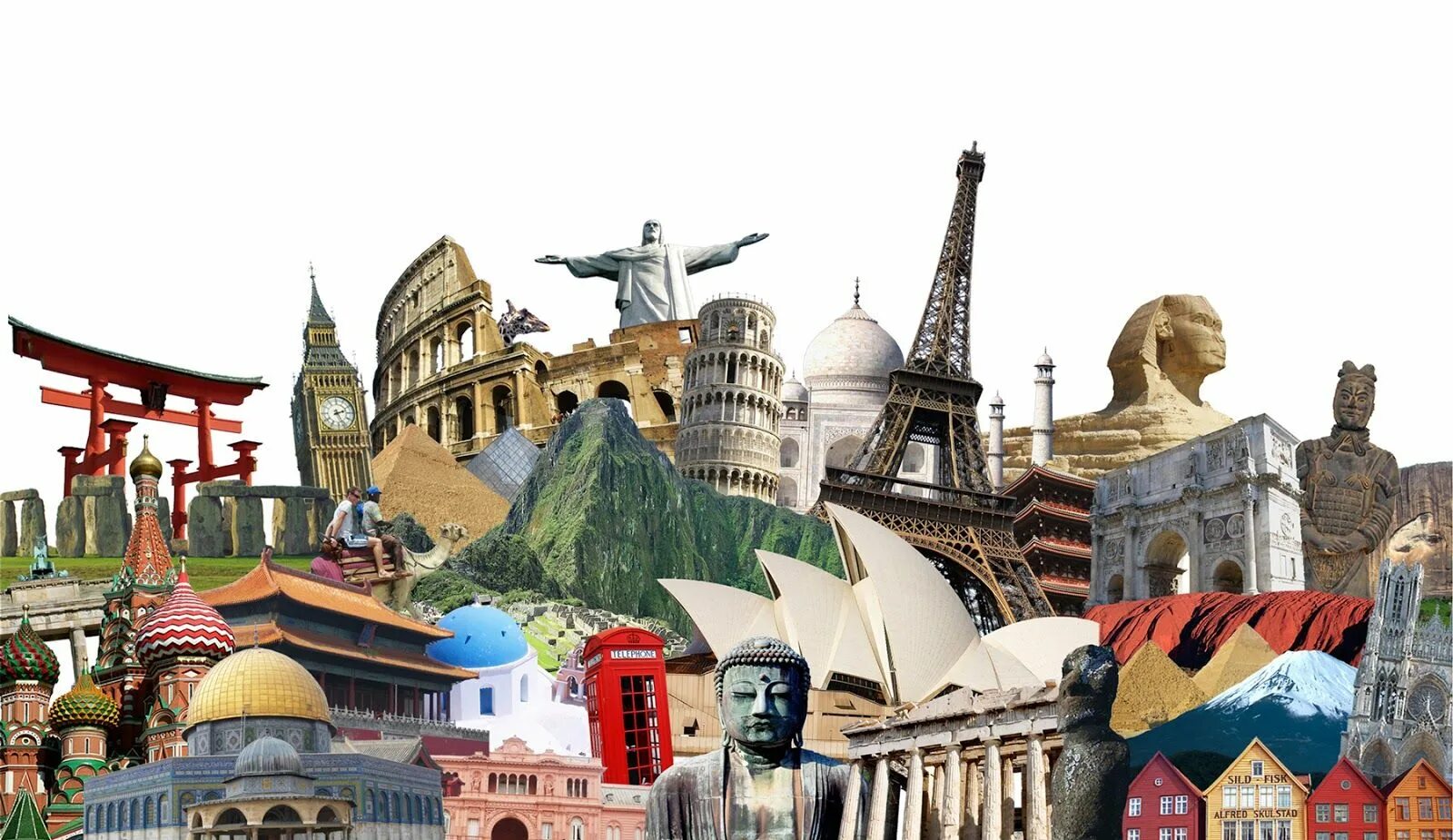 Вокруг планеты. World famous landmarks. Famous all over the world. Интересное в мире 2020. Фотоколлаж путешествия.