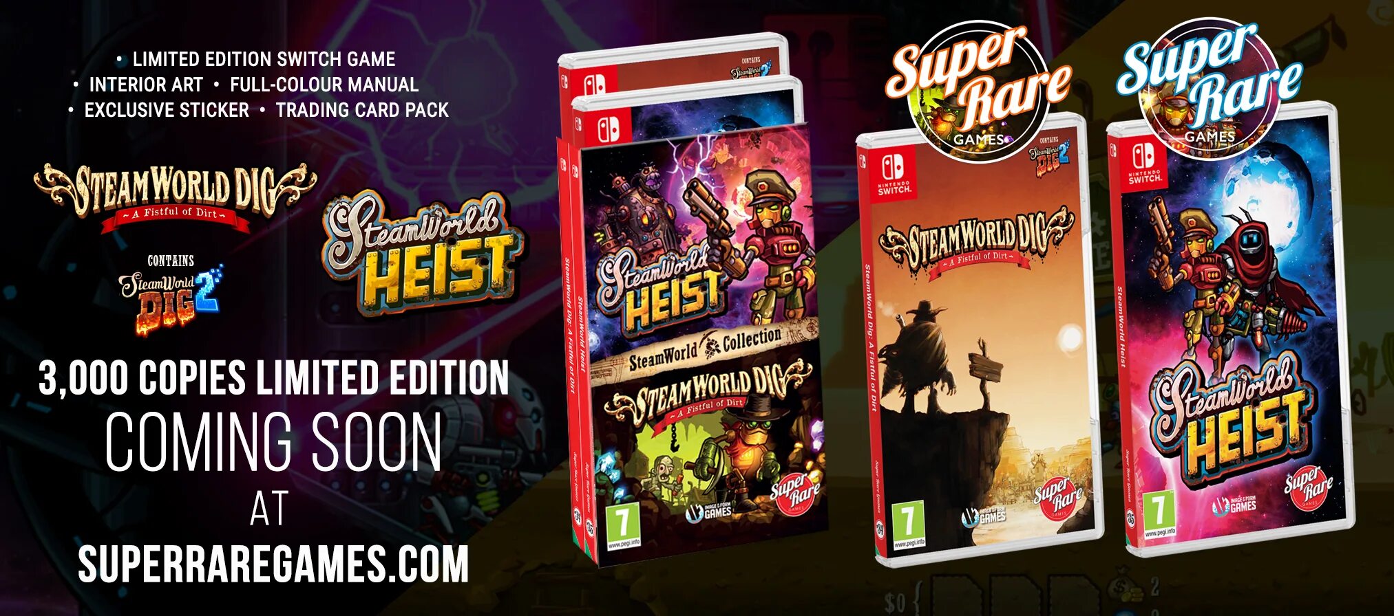 Super game отзывы. Super rare games. Супер Раре геймс. Super rare Gaming. STEAMWORLD collection ps4.