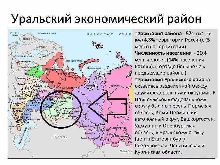 Экономические районы россии урал. Урал экономический район на карте России. Уральский экономический район соседи района. Соседи экономического района Урала. Субъекты Уральского экономического района.