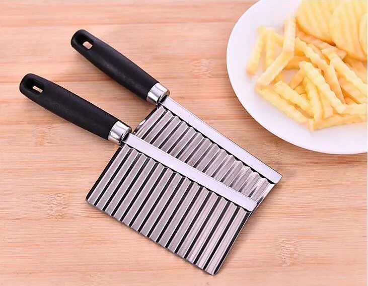 Нож для картофеля купить. Нож для овощей easy to Chop into Wavy Slicer Potato Cutter. Нож рифленый для картофеля.