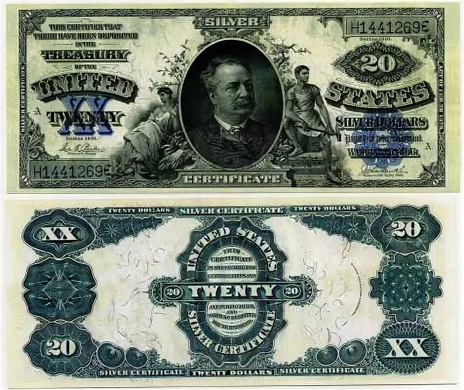 банкнота бермудские острова 100 долларов. купюра 20 долларов джексон.