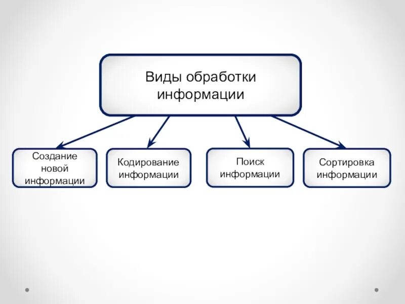 Информация и информационные процессы. Виды информации. Формы обработки информации. Типы обработки информации.