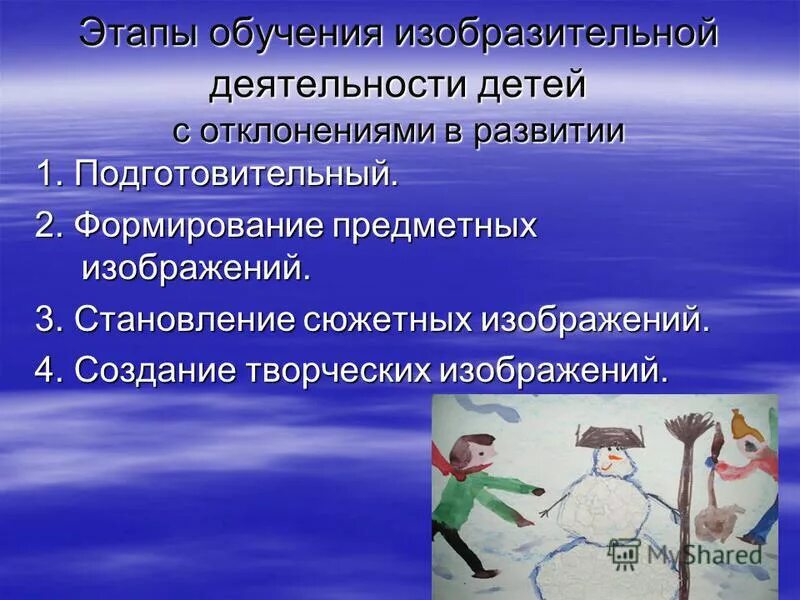Формы обучения изобразительной деятельности. Формы обучения изобразительной деятельности