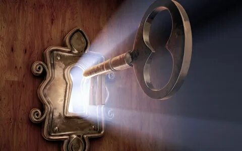 Unlock the gate with the key