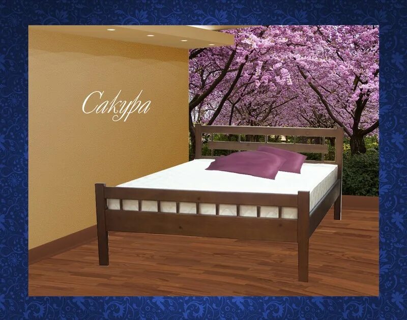 Сакура мебель. Кровать Сакура Боринское. Кровать Сакура Боринское дерево. Кровать Сакура массив. Кровать Сакура Муром.