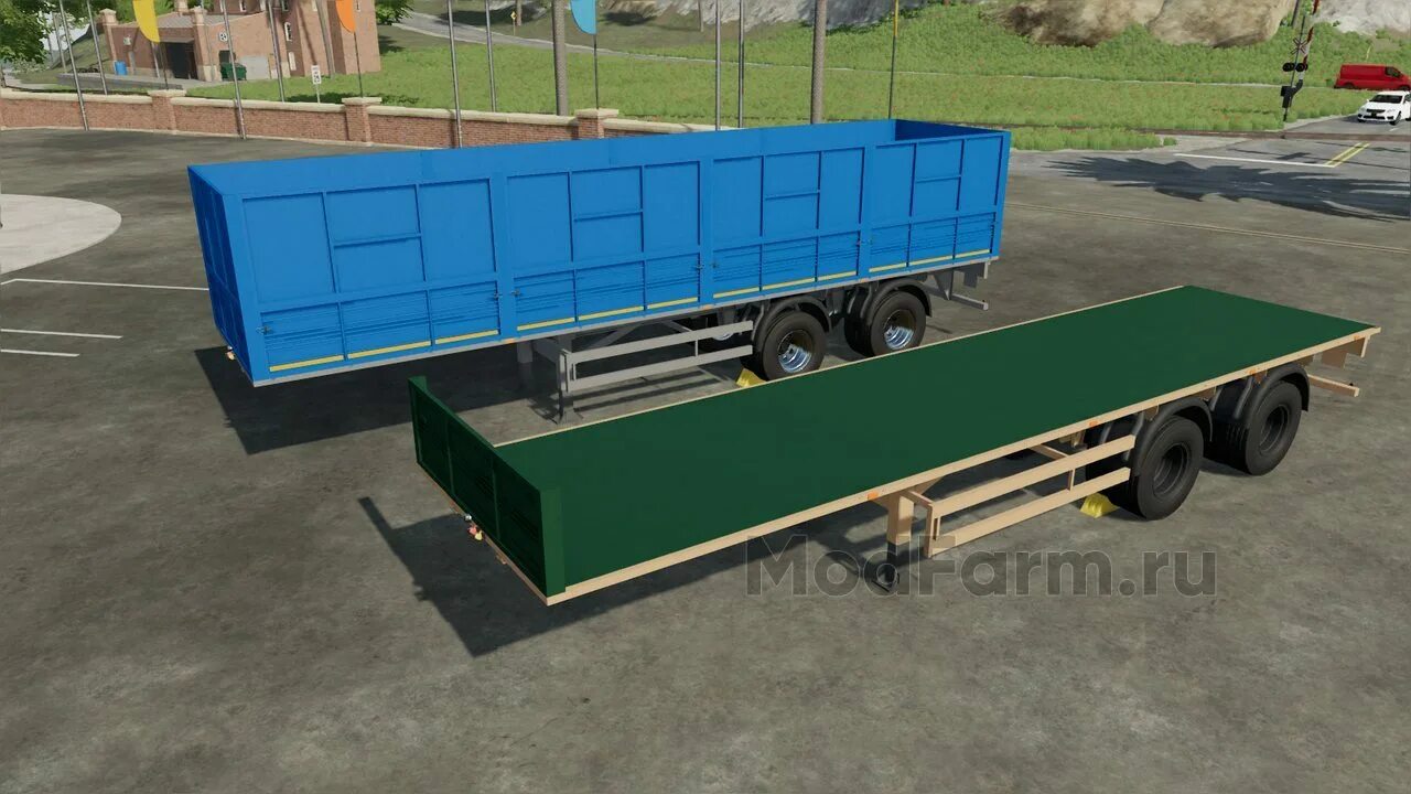 Полуприцеп для фс 22. Полуприцеп маз 938662. полуприцеп маз для fs 19. полуприцепы для фс 22. полуприцеп маз для фс 19.