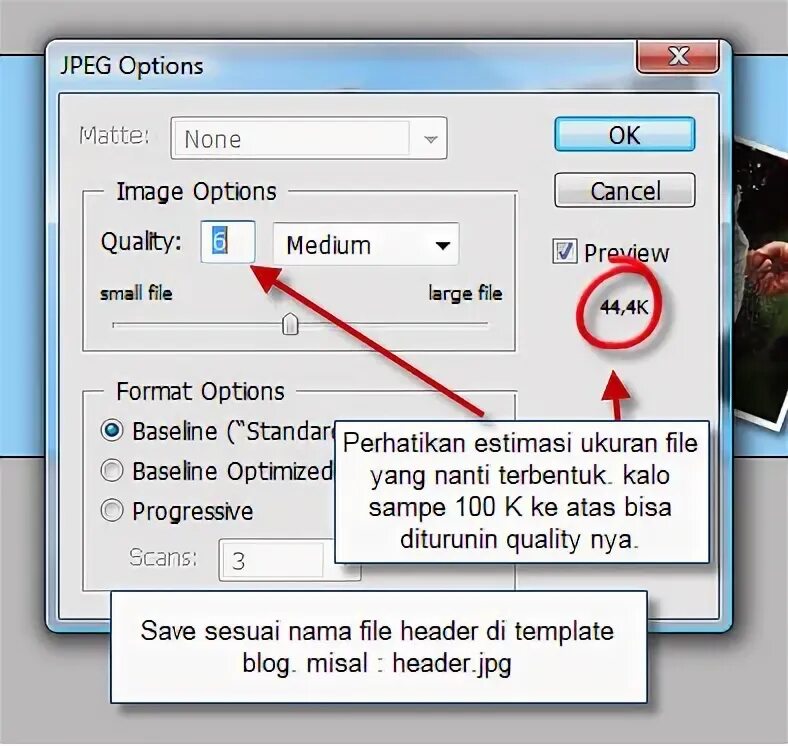 Image options. Image options