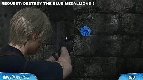 Resident evil 4 синие медальоны замок
