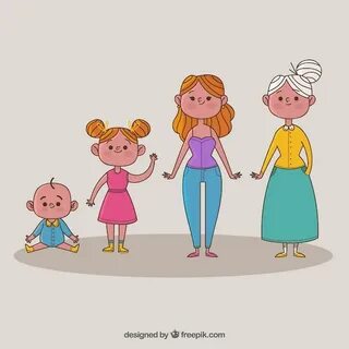 Девочка девушка женщина бабушка