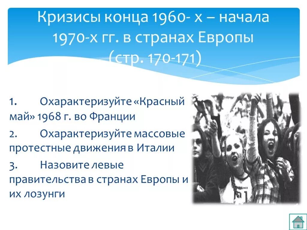 Кризис 1960 1970