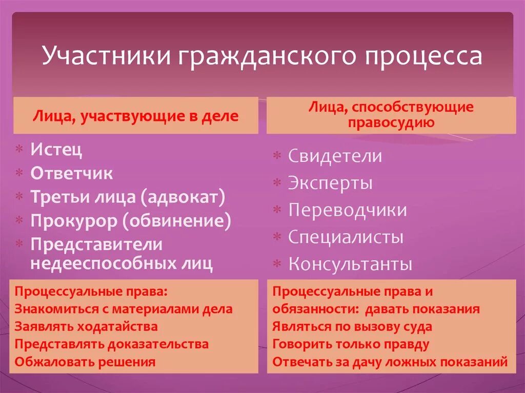 Процессуальное право обществознание