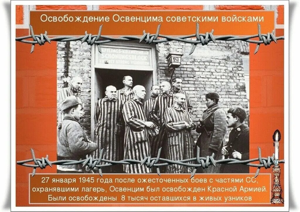 Освобождение лагеря смерти. 27 Января 1945 освобождение узников концлагеря Освенцим. Аушвиц концлагерь узники. 27 Января советские войска освободили Освенцим. 27 Января 1945 года – Советская армия освобождает Освенцим..