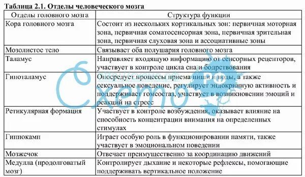 Строение и функции отделов головного мозга таблица. Отдел мозга строение функции таблица. Головной мозг человека строение и функции таблица. Отделы головного мозга и их функции таблица кратко. Заполните таблицу функции отделов головного мозга