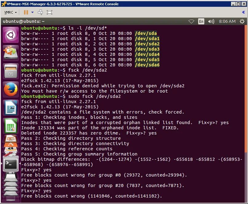 Linux read only file. Fsck. vmware remote console for ubuntu. read-only file system:. fsck windows.