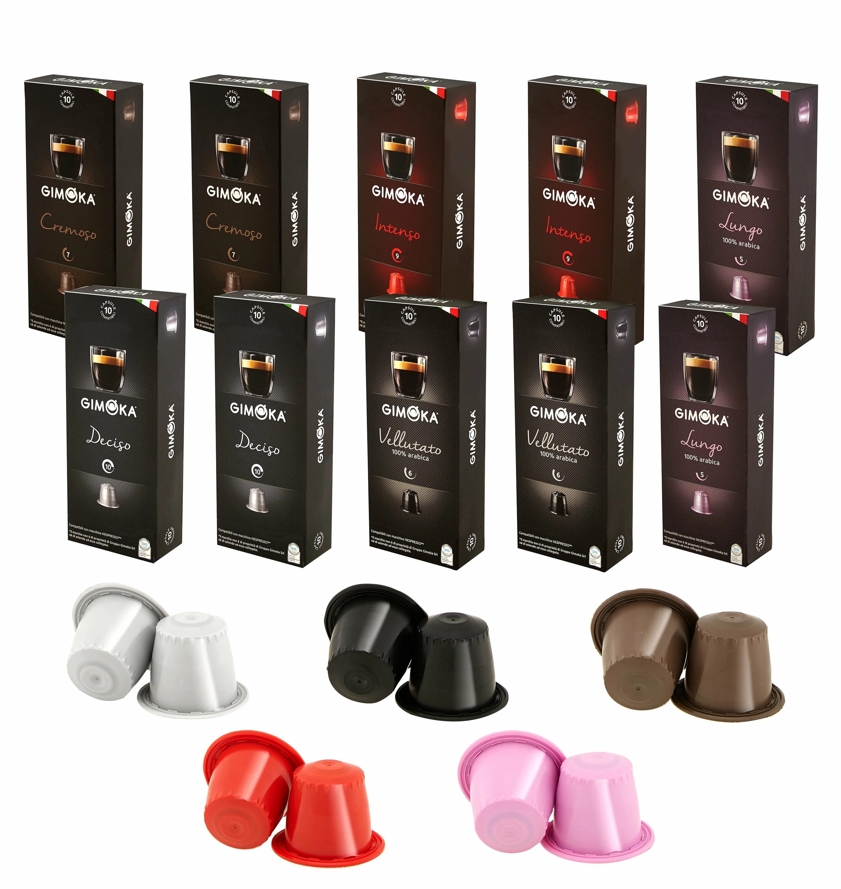 Кофе nespresso 100 шт. Nespresso compatible капсулы. gimoka кофе капсулы. gimoka nespresso. кофейные капсулы неспрессо.