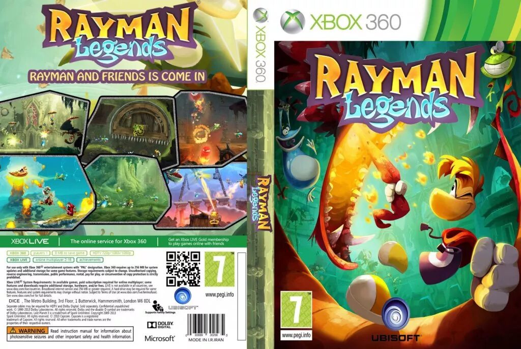 Рейман легенд Xbox 360. Рейман Легендс иксбокс 360. Rayman Origins (Xbox 360). Обложка Rayman Legends на Xbox.