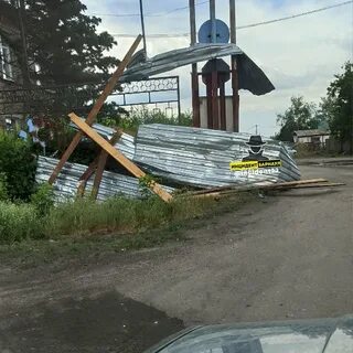 Последствия урагана в алтайском крае